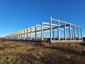 Szkielet hali - ujęcie nr3